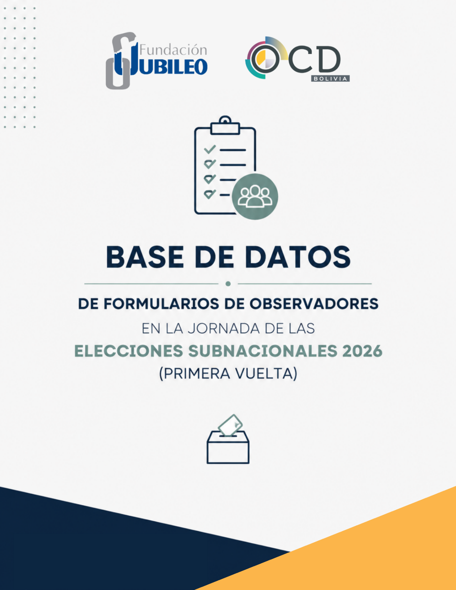 Portada Base de datos primera vuelta 2026