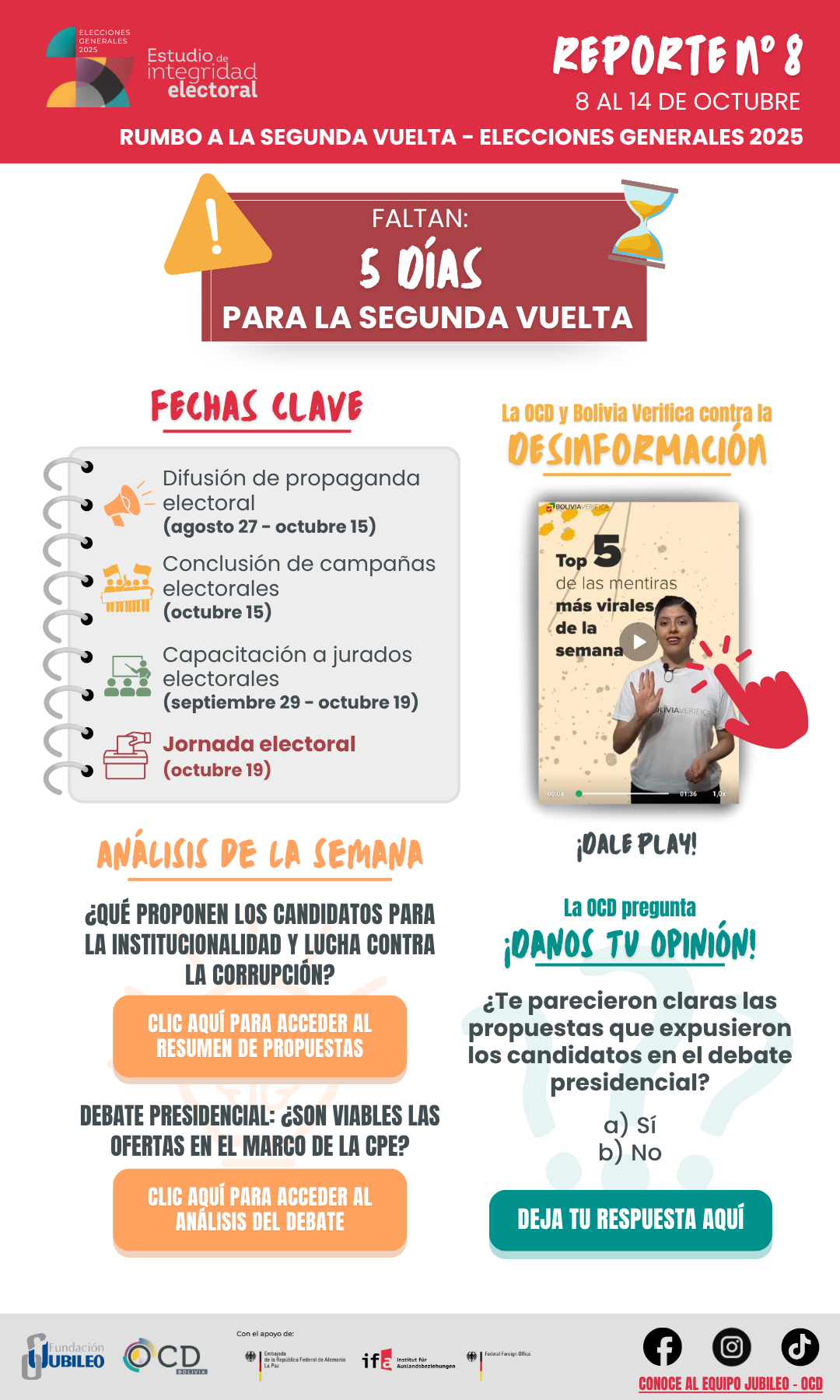 Reporte N° 8 EIE 2025 2da vuelta
